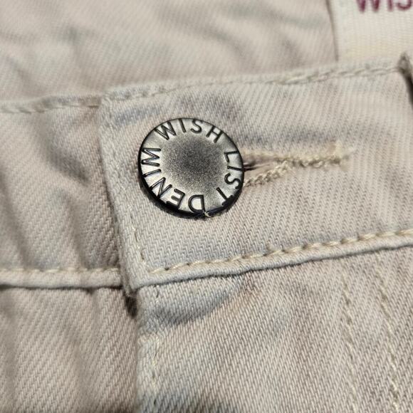 NWOT Wish List Long Denim Jean Y2K Maxi Skirt Beige Size S - Picture 4 of 9